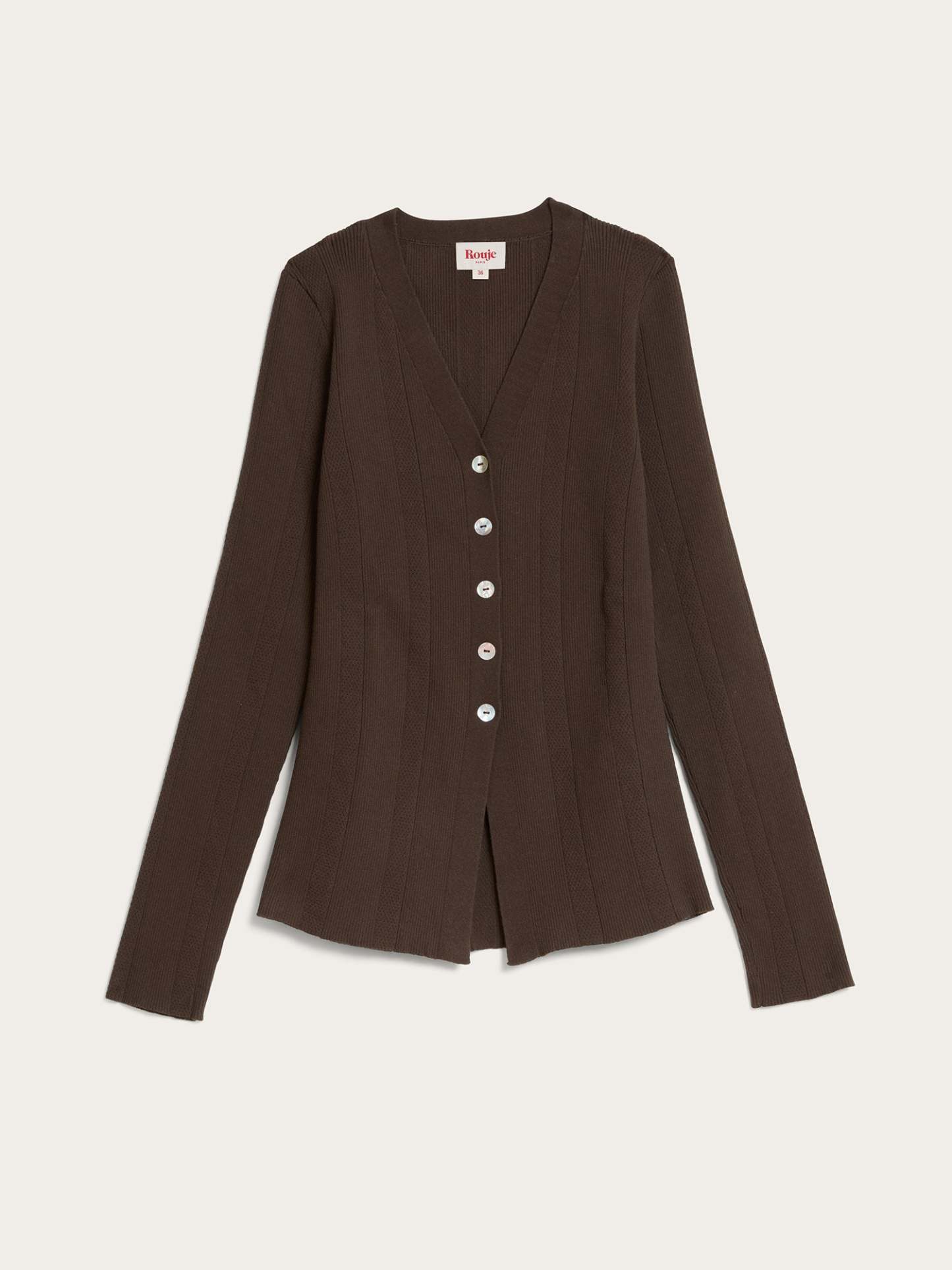 Cardigan PENNY - Uni Chocolat