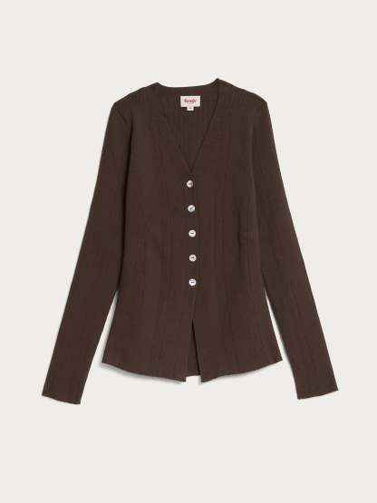 Cardigan PENNY - Uni Chocolat