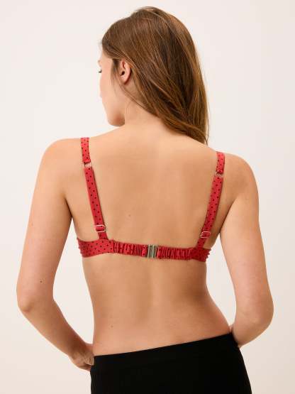 Haut de bikini PHILIPINE - PLUMETIS  ROUGE