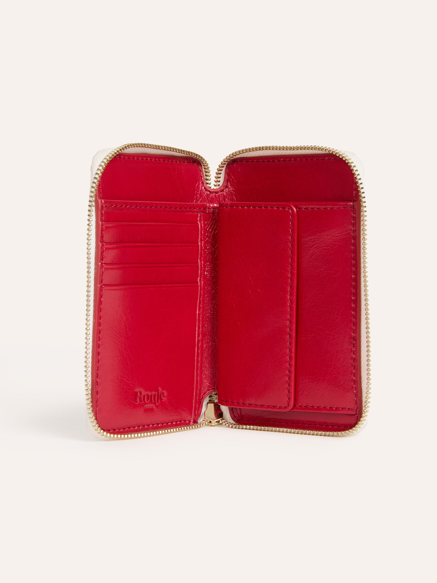 Porte-monnaie RISTRETTO - FLEURS ECRU
