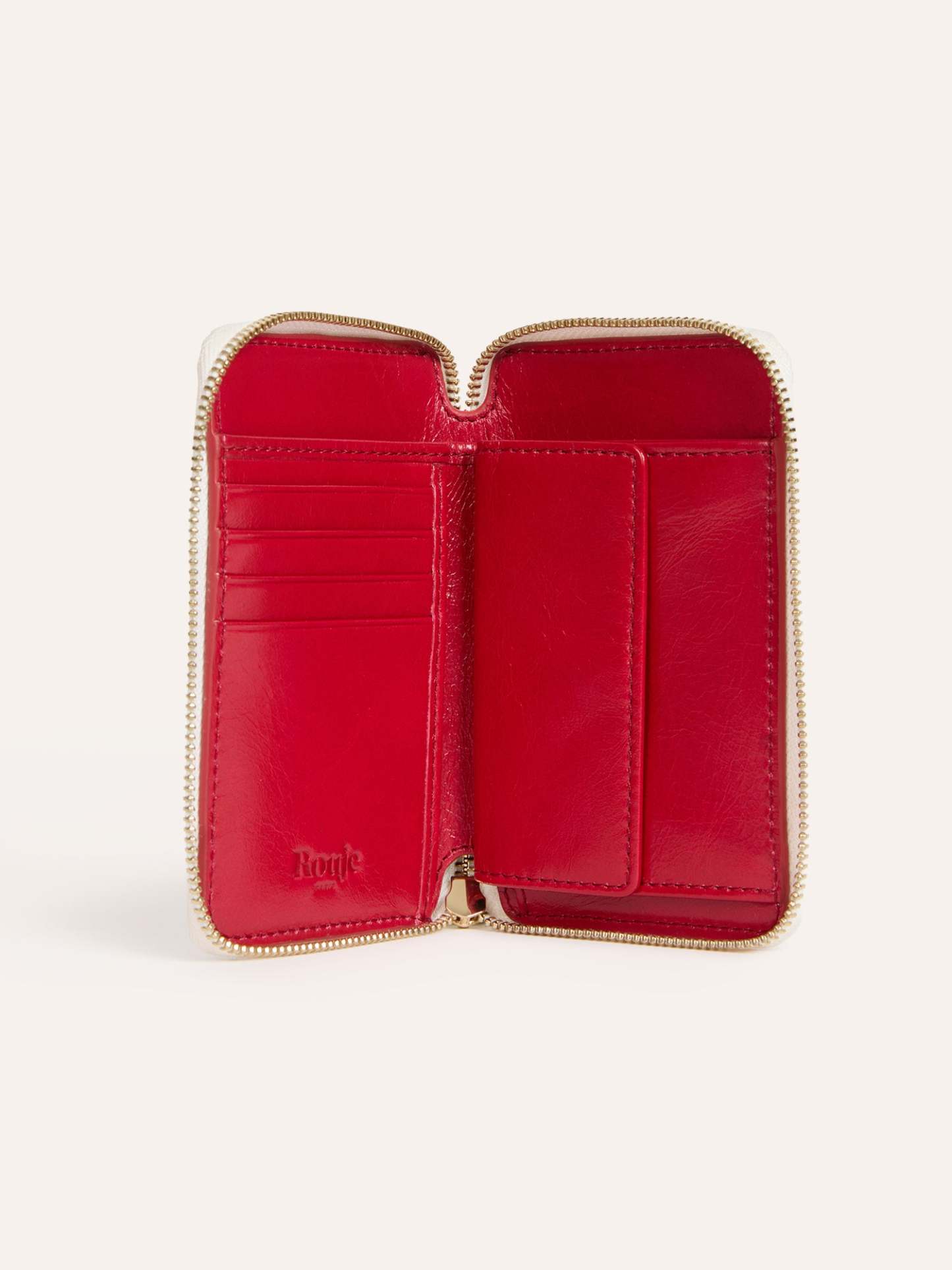 Porte-monnaie RISTRETTO - FLEURS ECRU