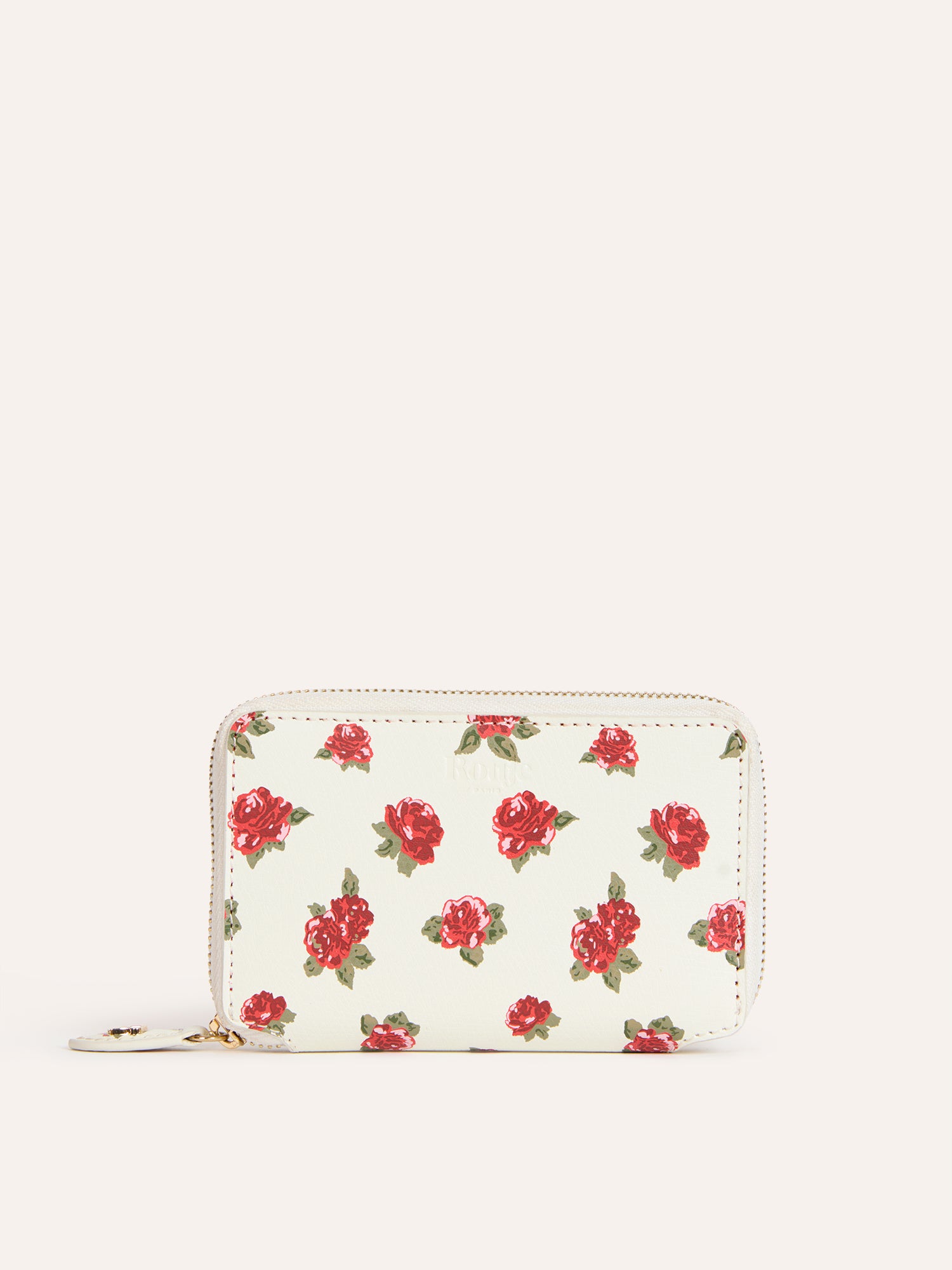 Porte-monnaie RISTRETTO - FLEURS ECRU