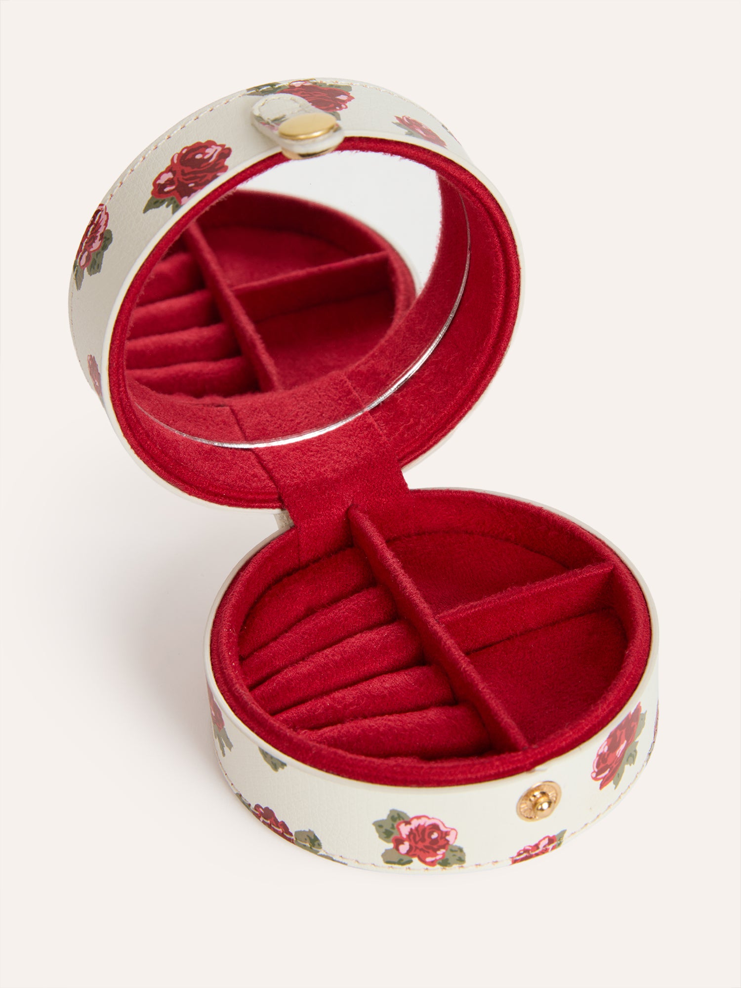 Boîte à bijoux SECRET - FLEURS ECRU