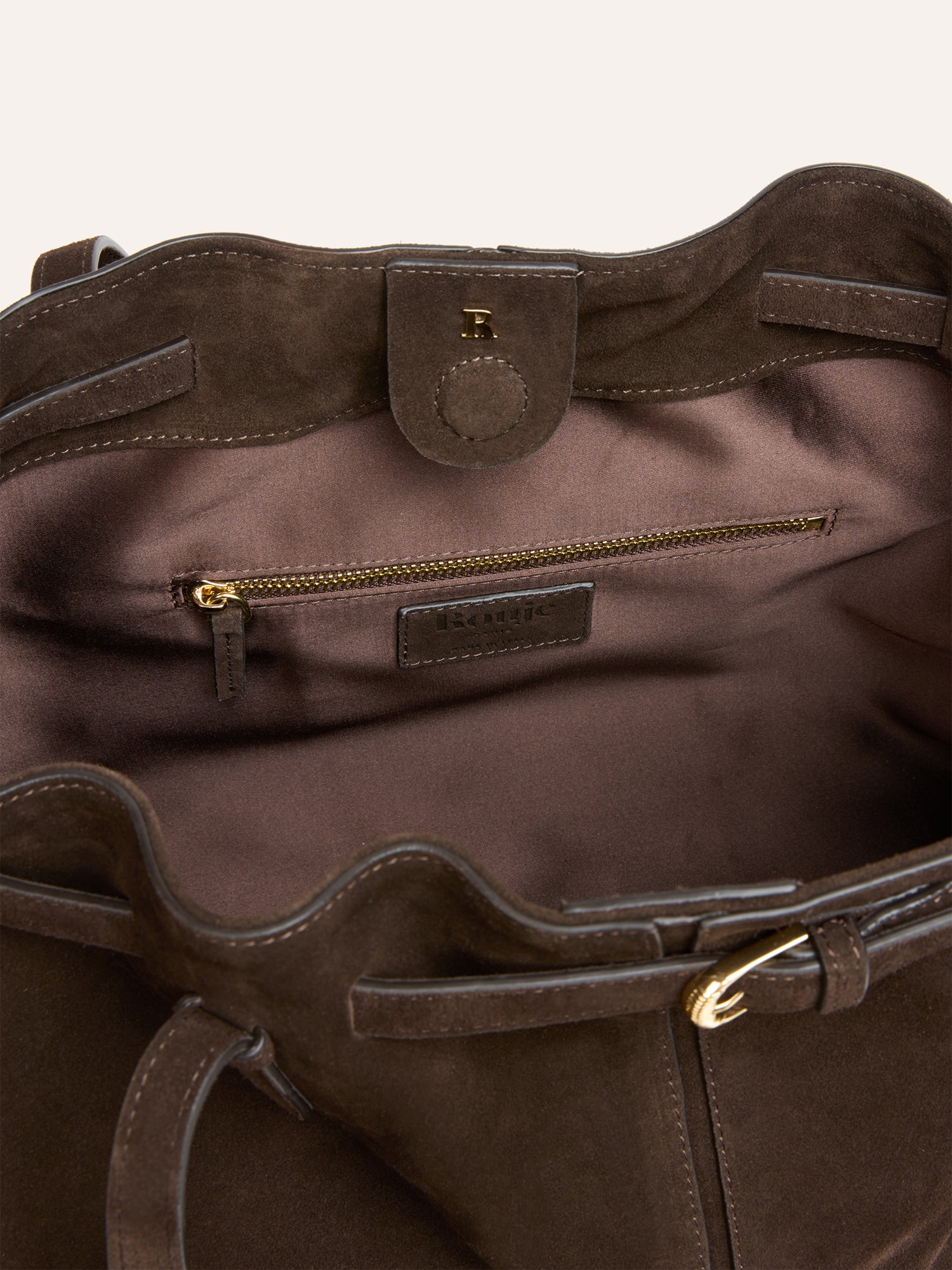 Sac POETE - Suede Ebène