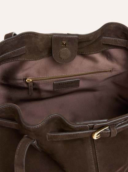 Sac POETE - Suede Ebène