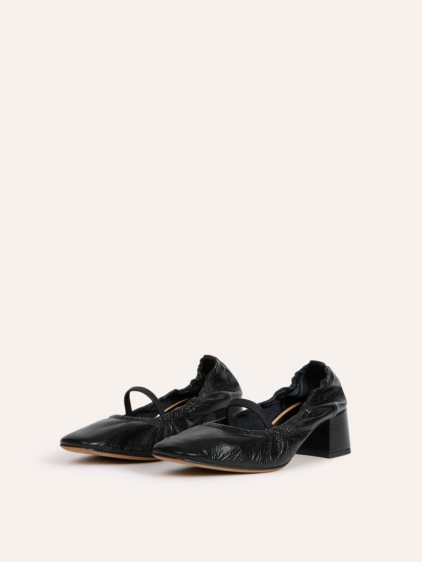 Ballerines PRADO - CUIRGRAINE NOIR
