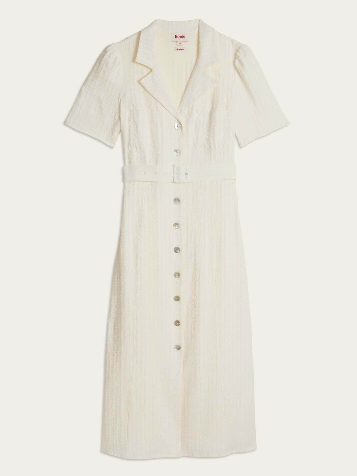 Robe RAELLA - Uni Blanc