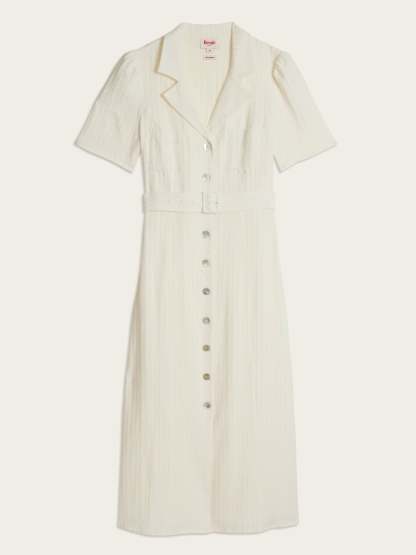 Robe RAELLA - Uni Blanc