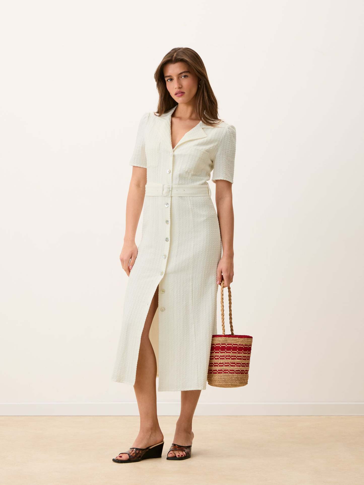 Robe RAELLA - Uni Blanc