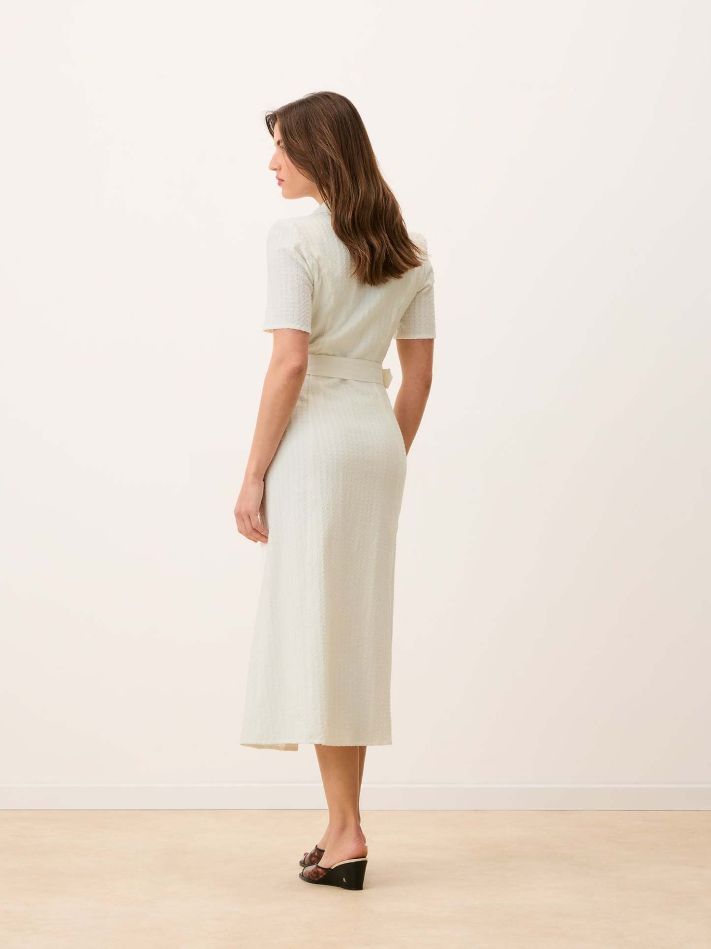 Robe RAELLA - Uni Blanc