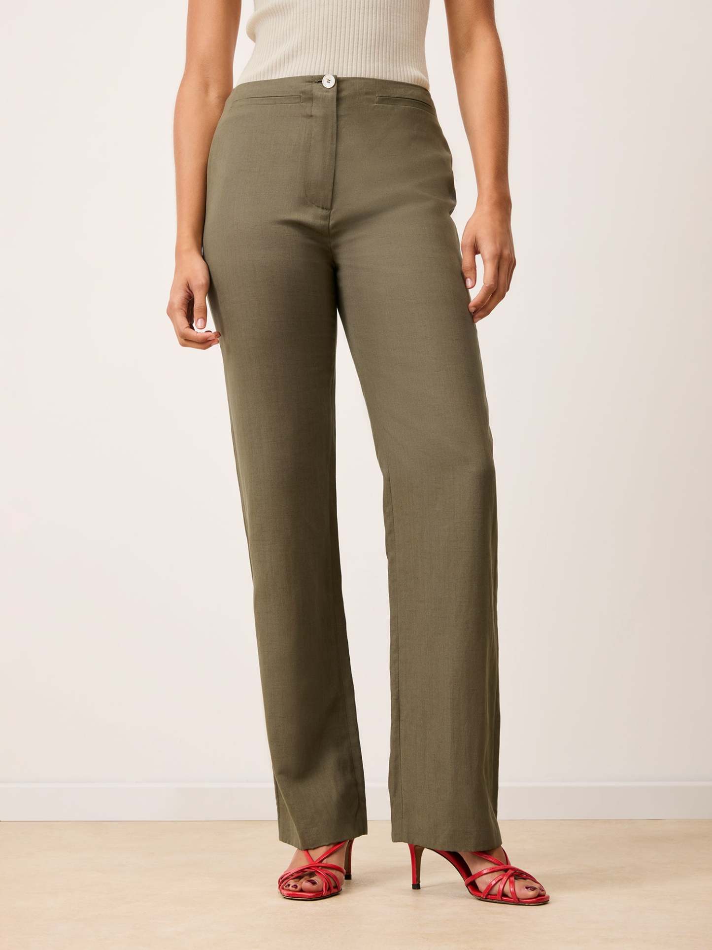 Pantalon EDMOND - Uni Amande