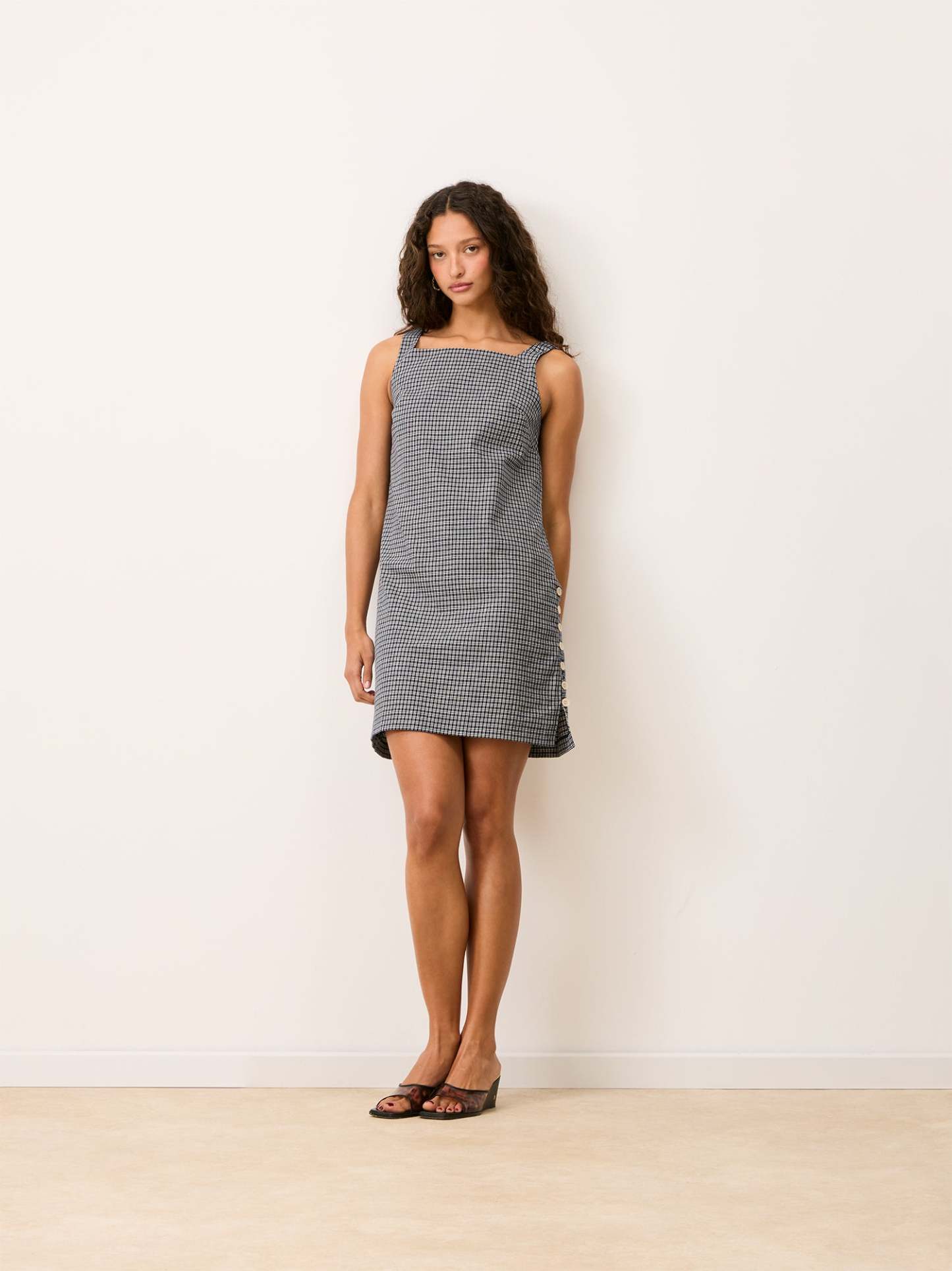 Robe MARLA - Carreaux Marine