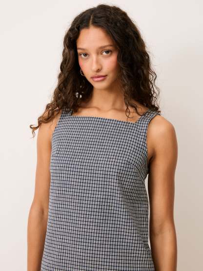 Robe MARLA - Carreaux Marine