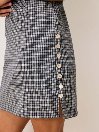 Robe MARLA - Carreaux Marine