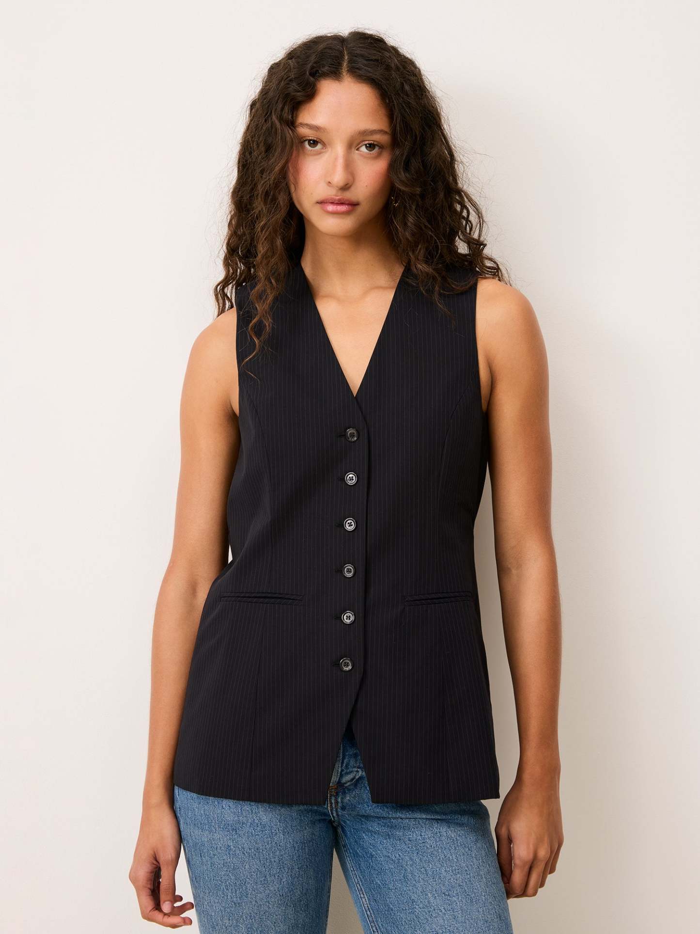 Gilet FABRICE - RAYURES NOIRES