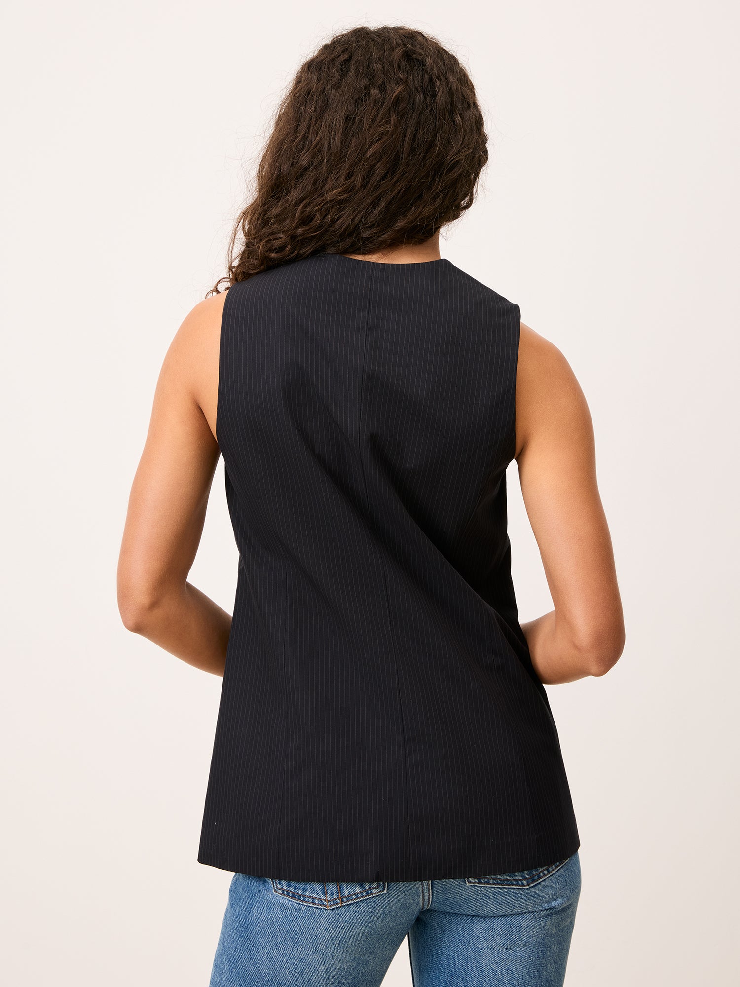 Gilet FABRICE - RAYURES NOIRES