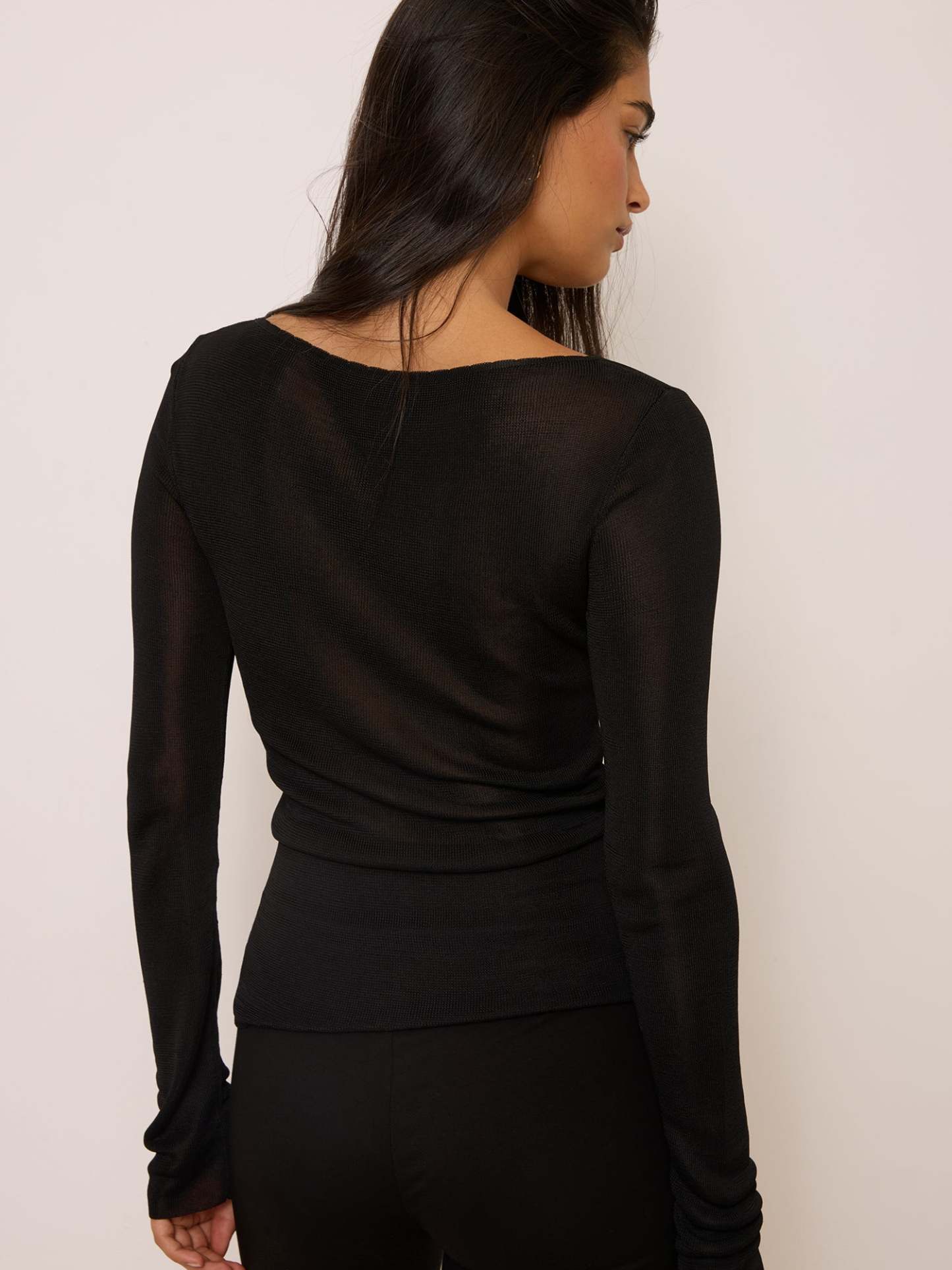 Pull RETAJ - BRODERIE  NOIR