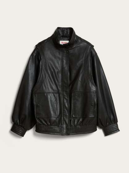 Veste ROMEO - Cuir Noir