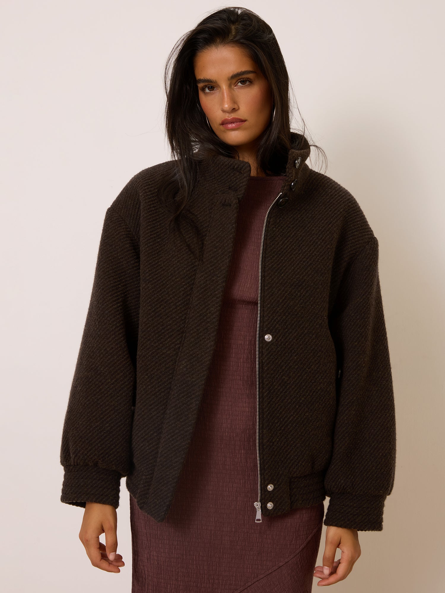 Veste ROMEO - Chevron Marron