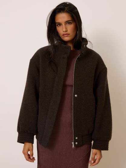 Veste ROMEO - Chevron Marron