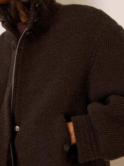 Veste ROMEO - Chevron Marron