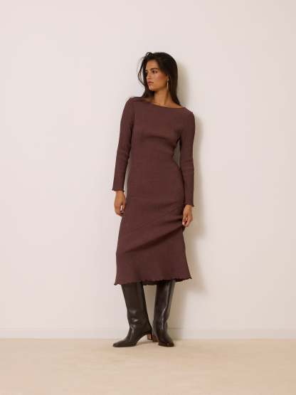 Robe ALEXANDRA - CRINKLE CACHOU