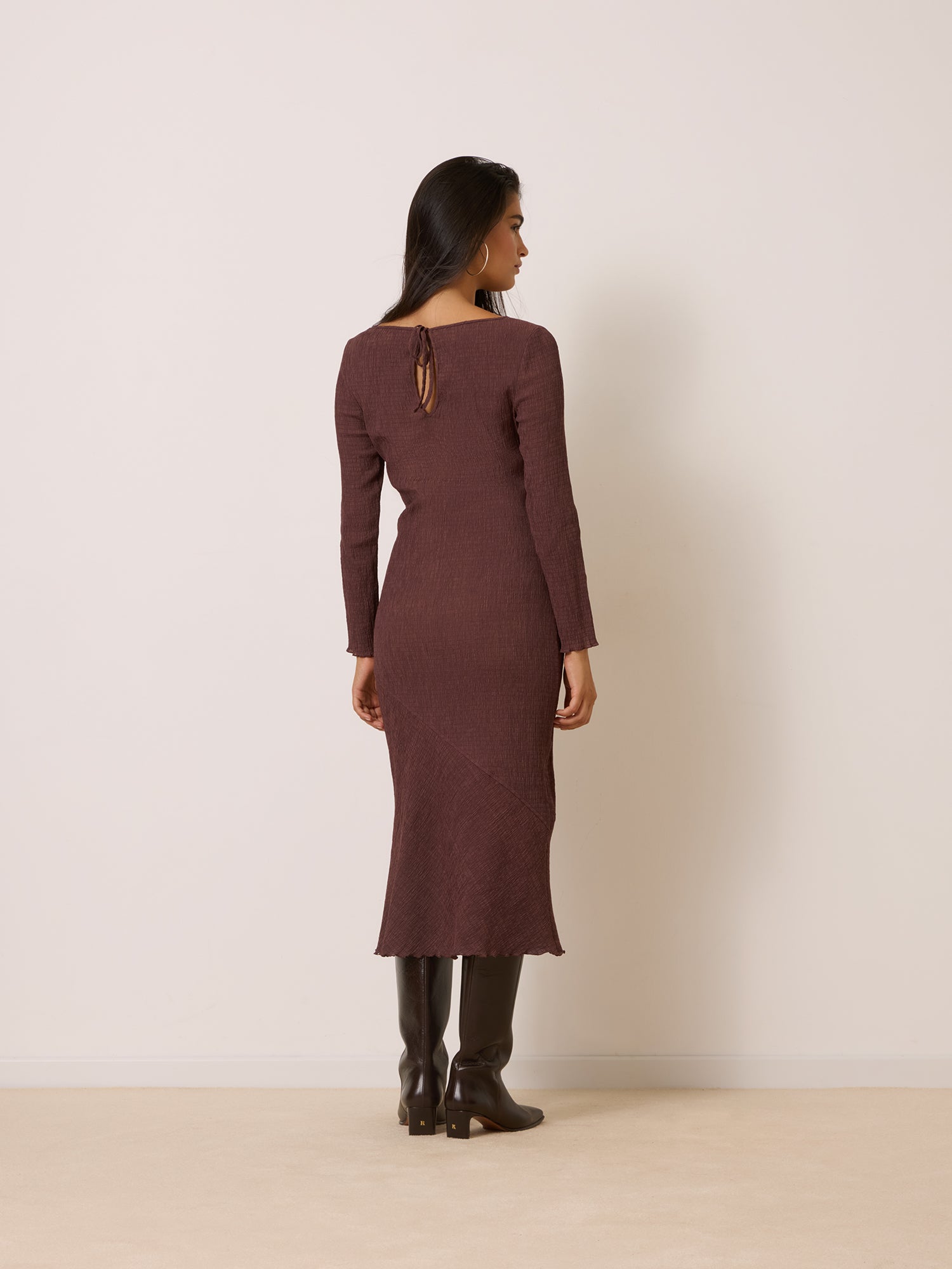 Robe ALEXANDRA - CRINKLE CACHOU