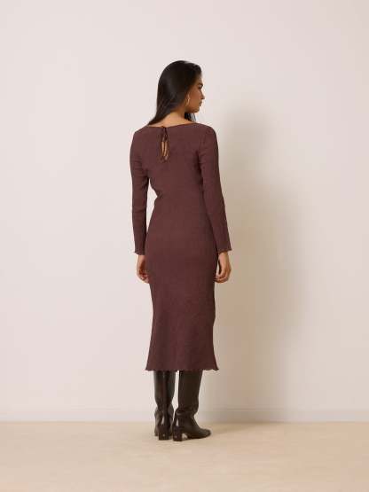 Robe ALEXANDRA - CRINKLE CACHOU
