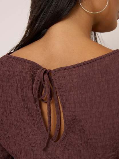 Robe ALEXANDRA - CRINKLE CACHOU