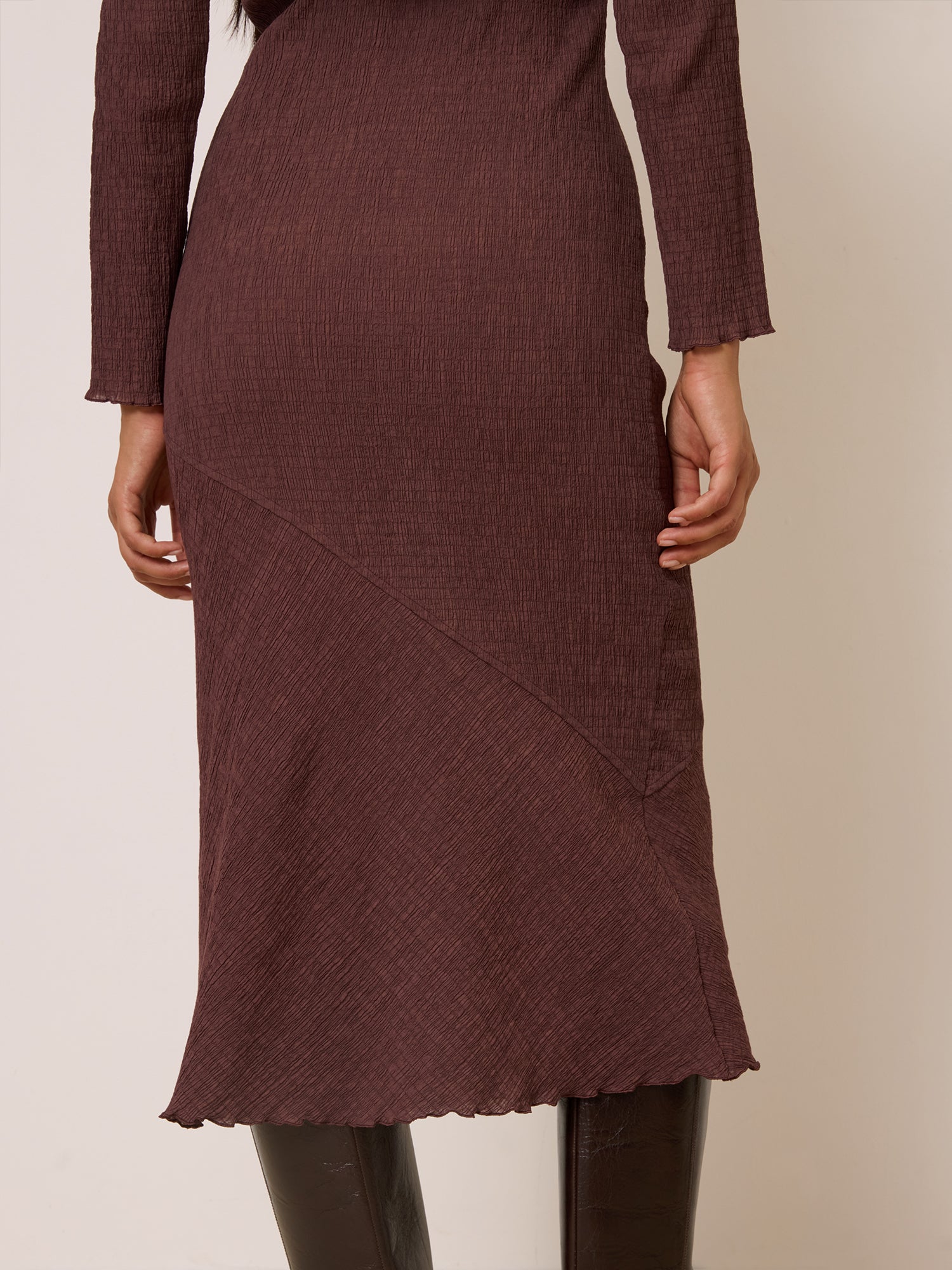 Robe ALEXANDRA - CRINKLE CACHOU