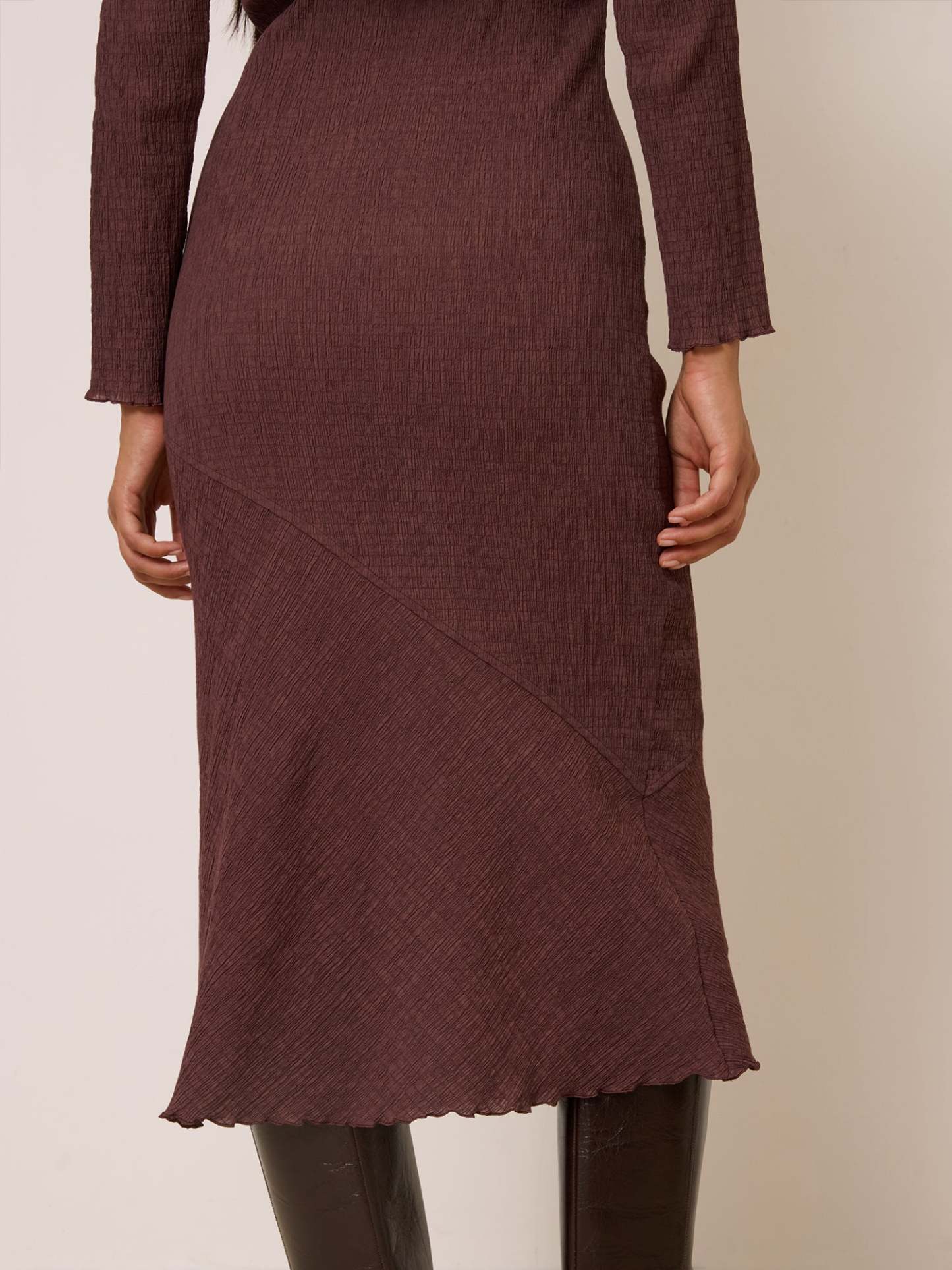 Robe ALEXANDRA - CRINKLE CACHOU