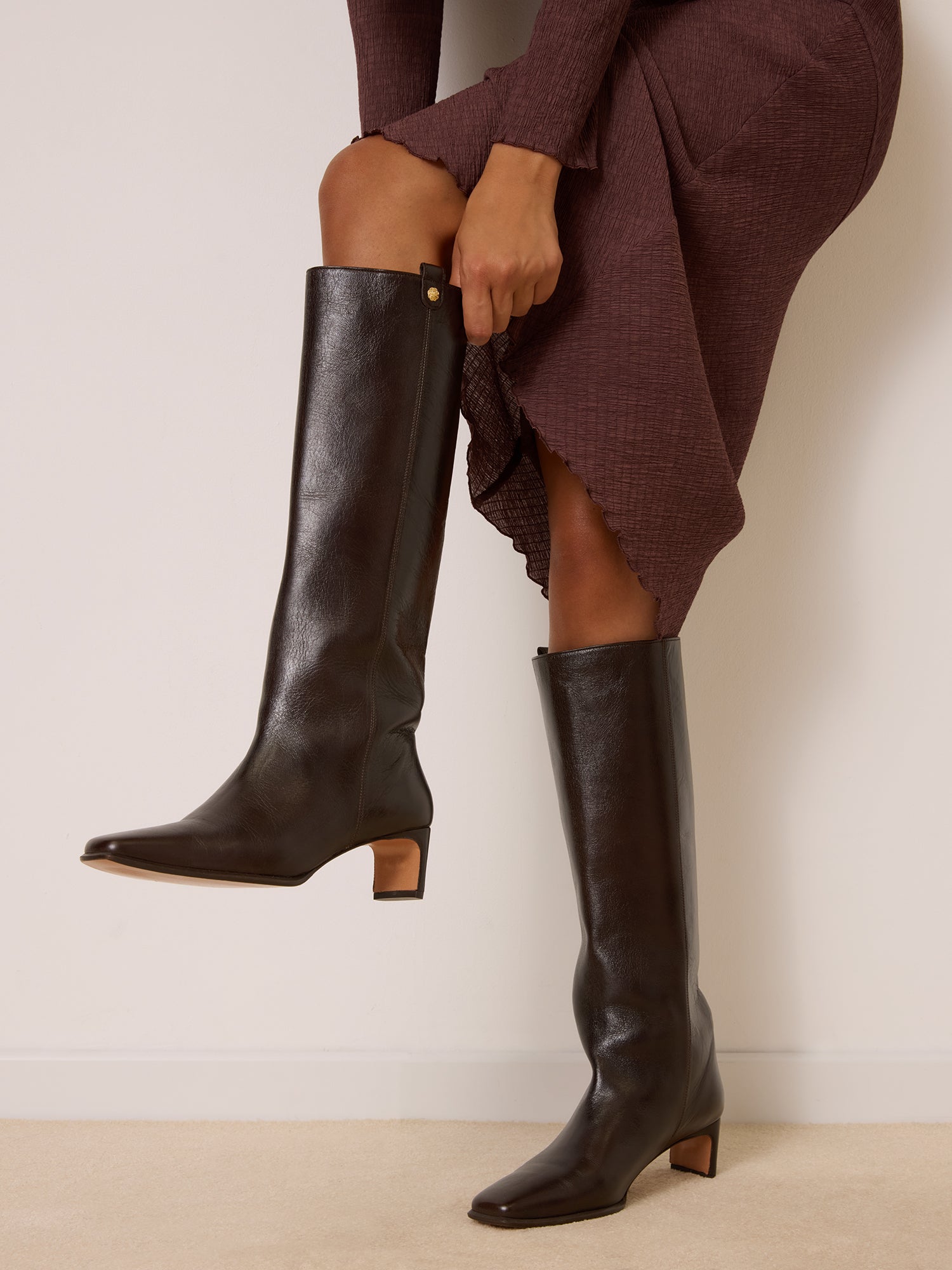 Bottes MAYFAIR - CUIRVIEILLI EBENE