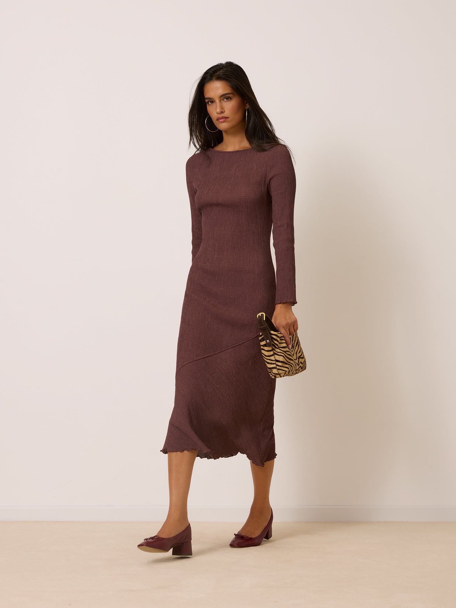 Robe ALEXANDRA - CRINKLE CACHOU