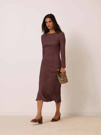Robe ALEXANDRA - CRINKLE CACHOU