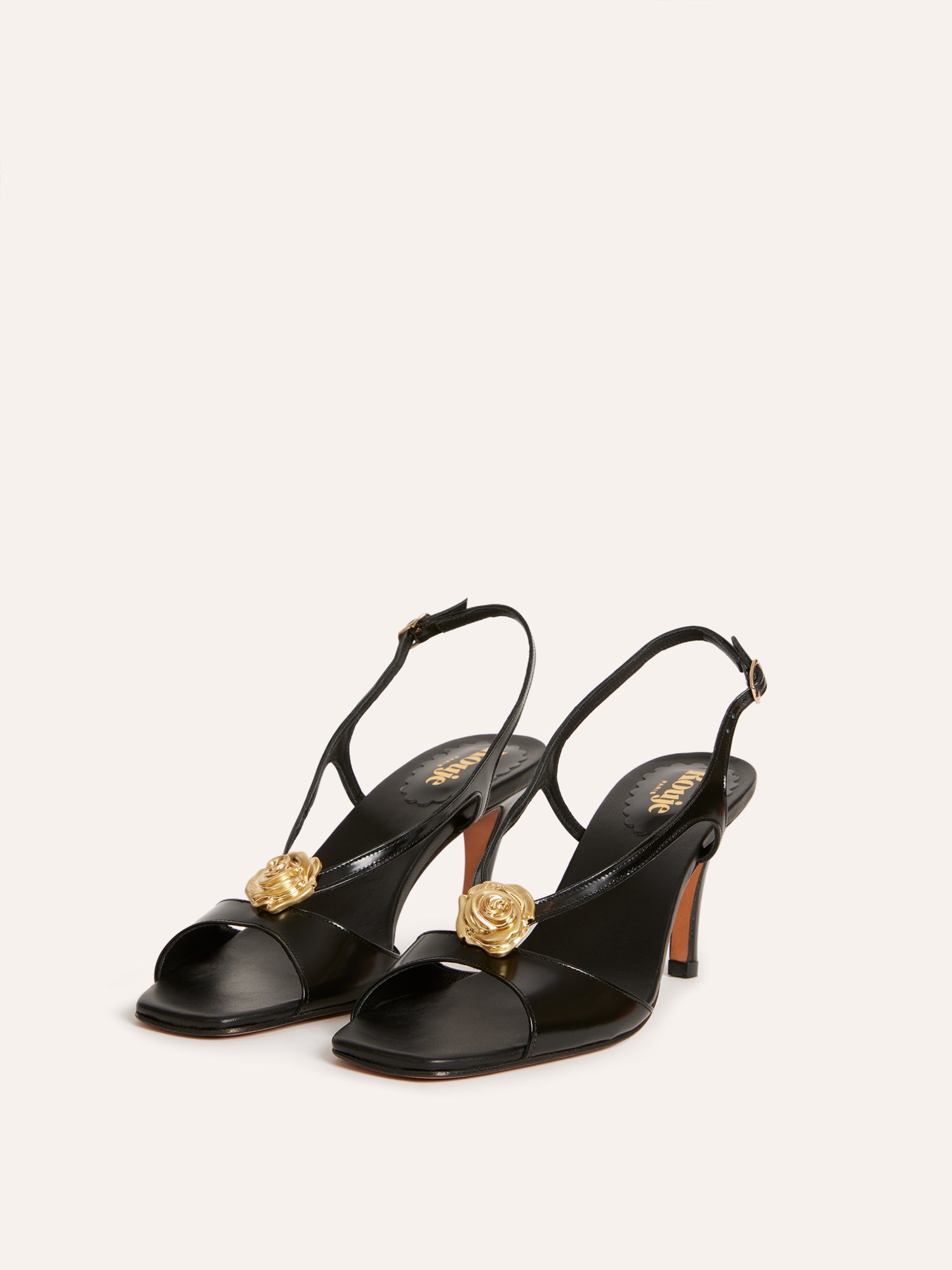 Sandales ROSA - Cuir Noir
