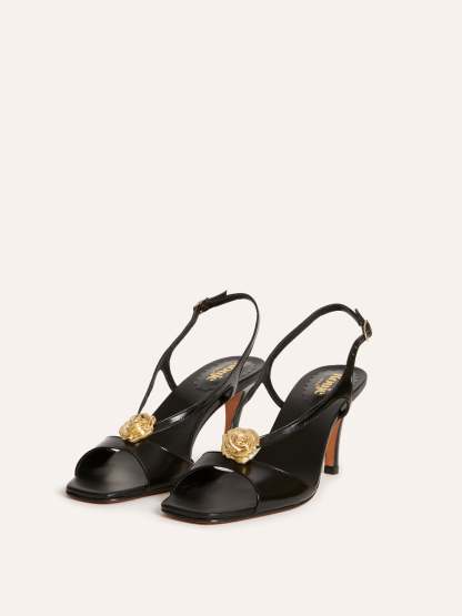 Sandales ROSA - Cuir Noir