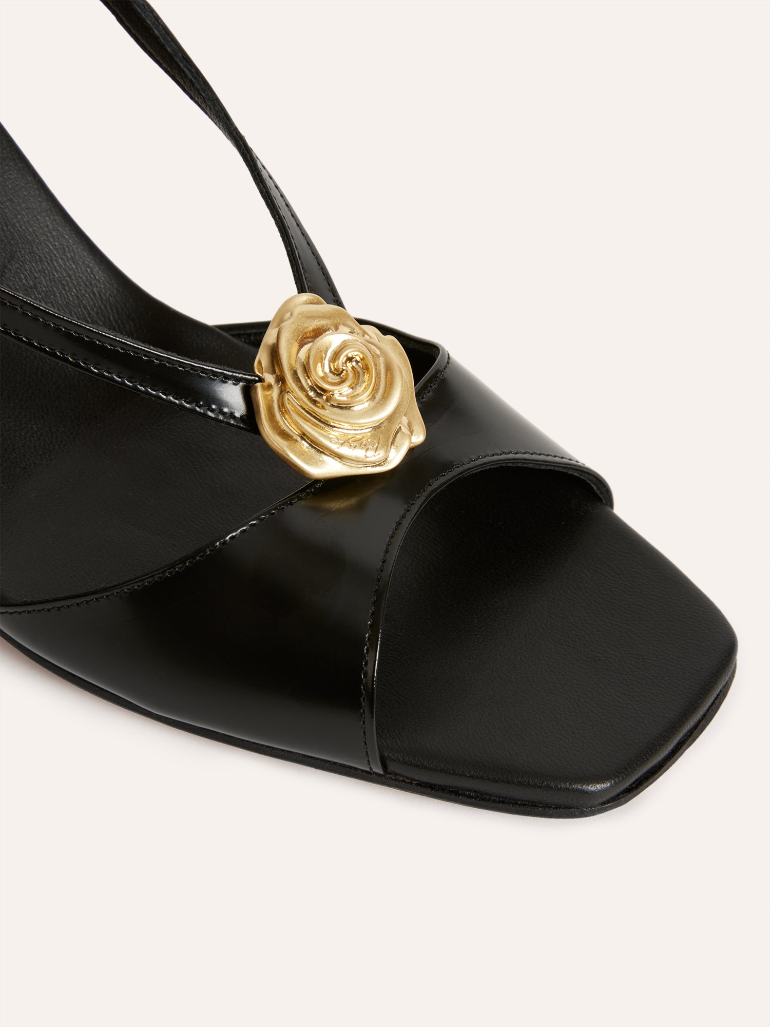 Sandales ROSA - Cuir Noir