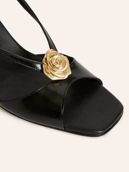 Sandales ROSA - Cuir Noir