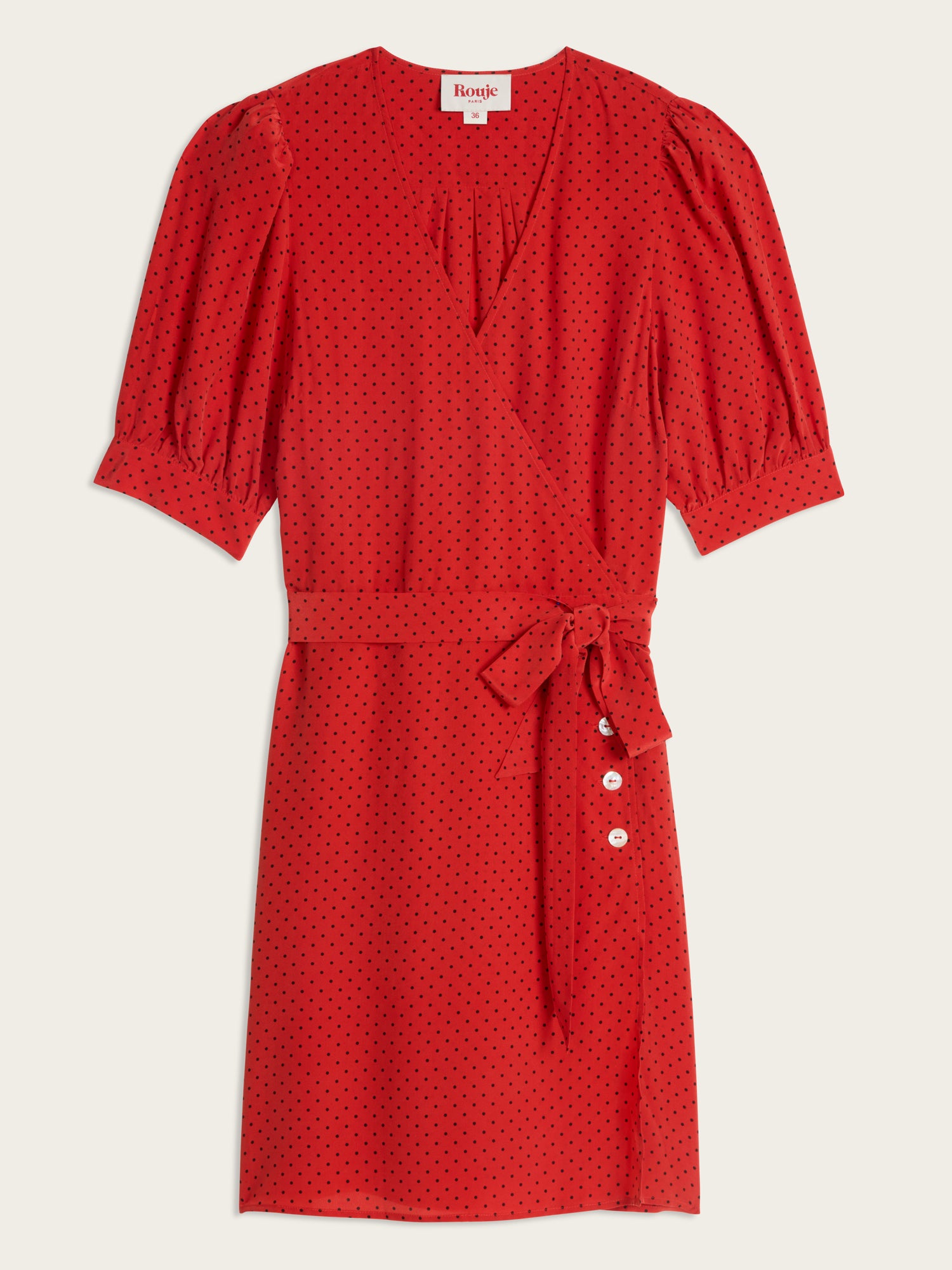 Robe ROSALINA - PLUMETIS  ROUGE