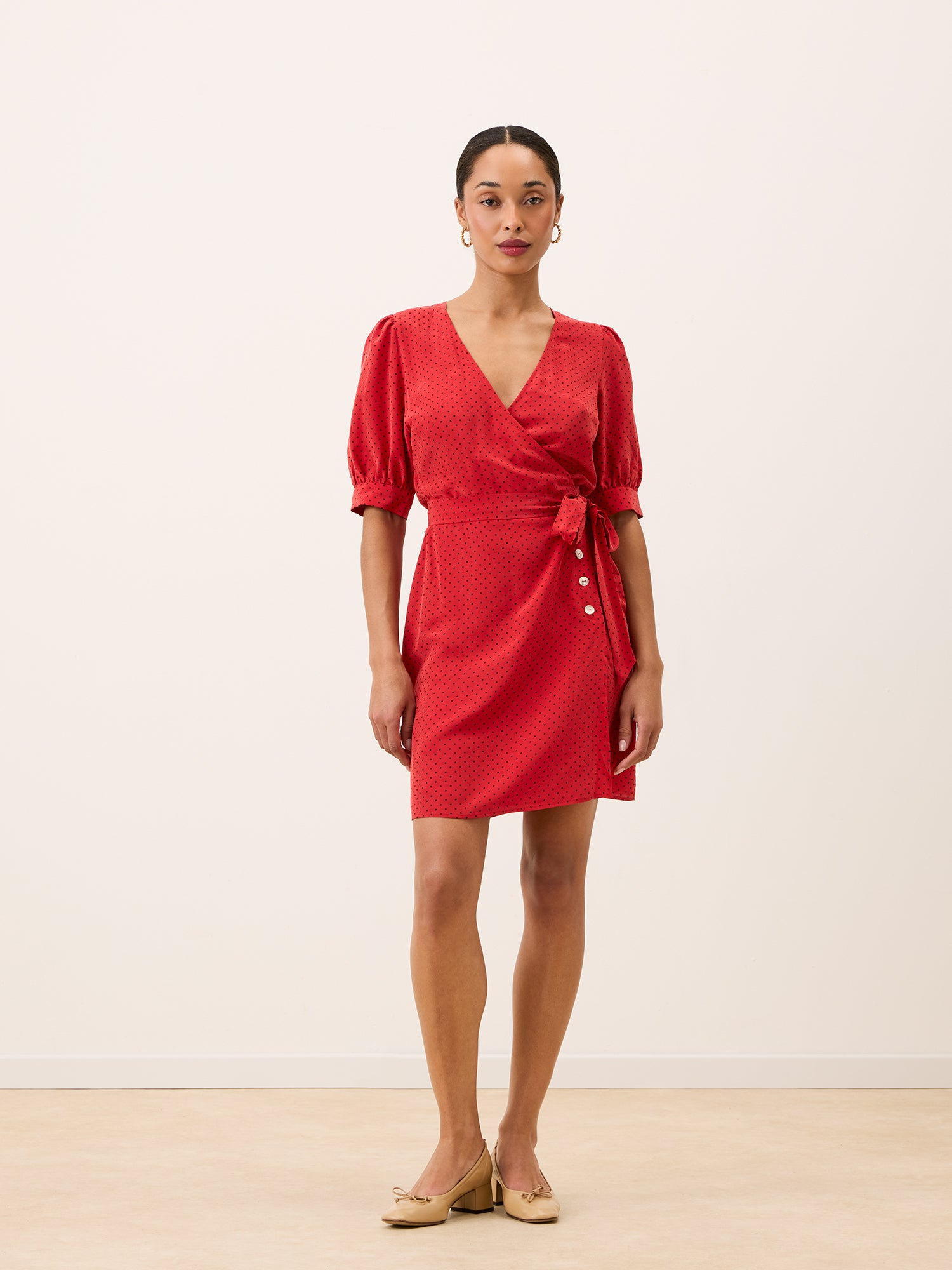 Robe ROSALINA - PLUMETIS  ROUGE