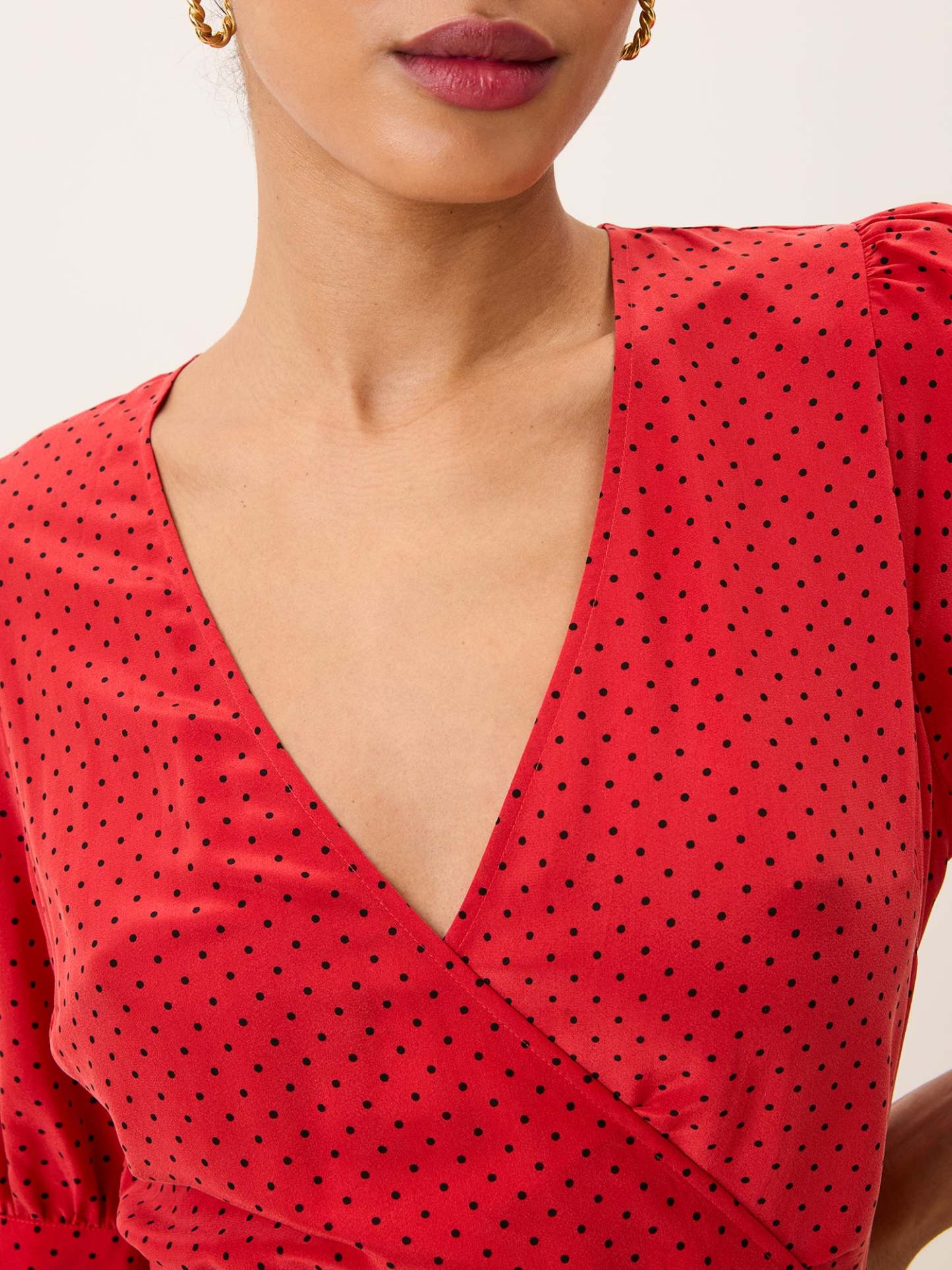 Robe ROSALINA - PLUMETIS  ROUGE