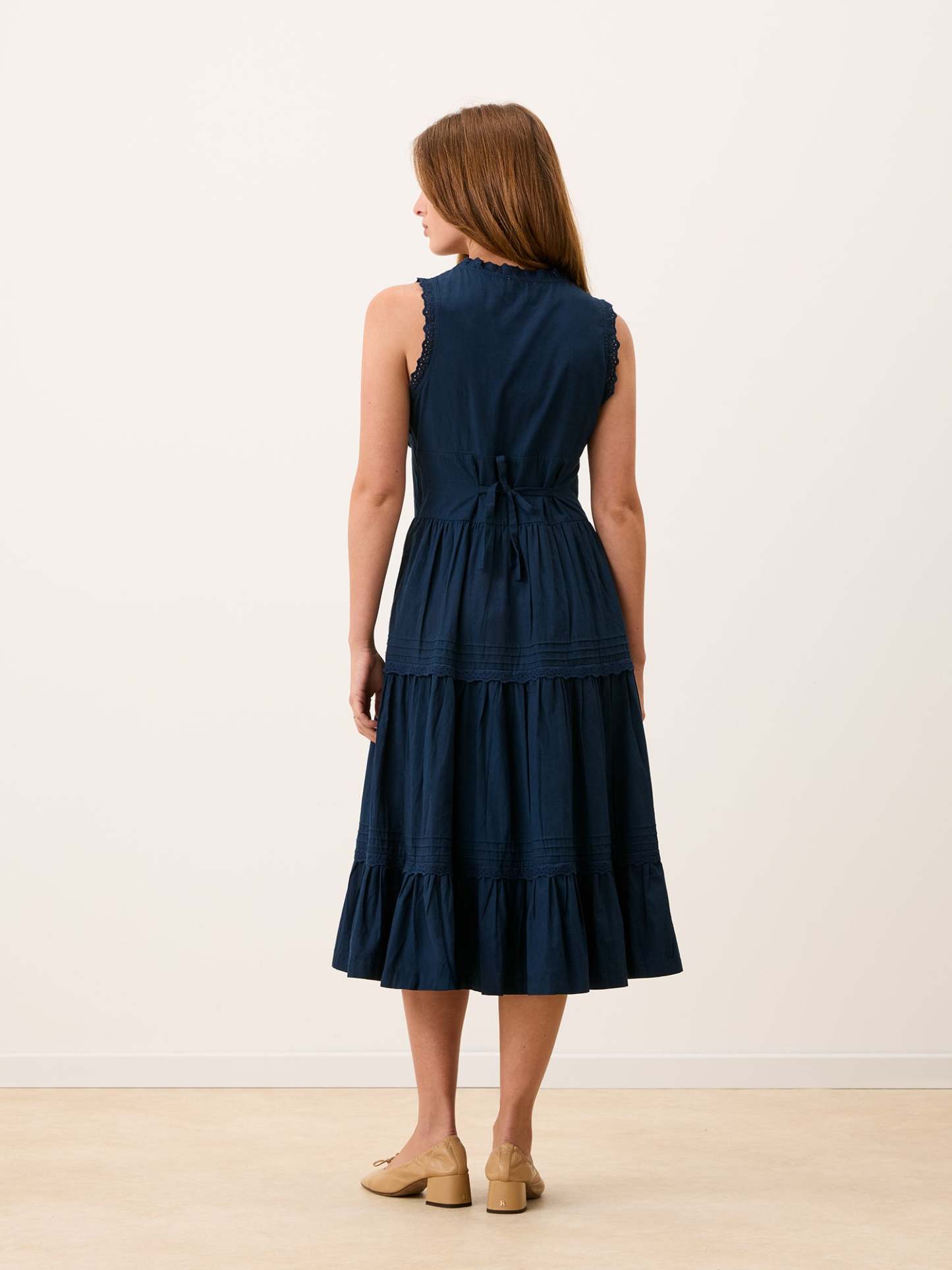 Robe ROSELENE - BRODE BLEUINDIGO