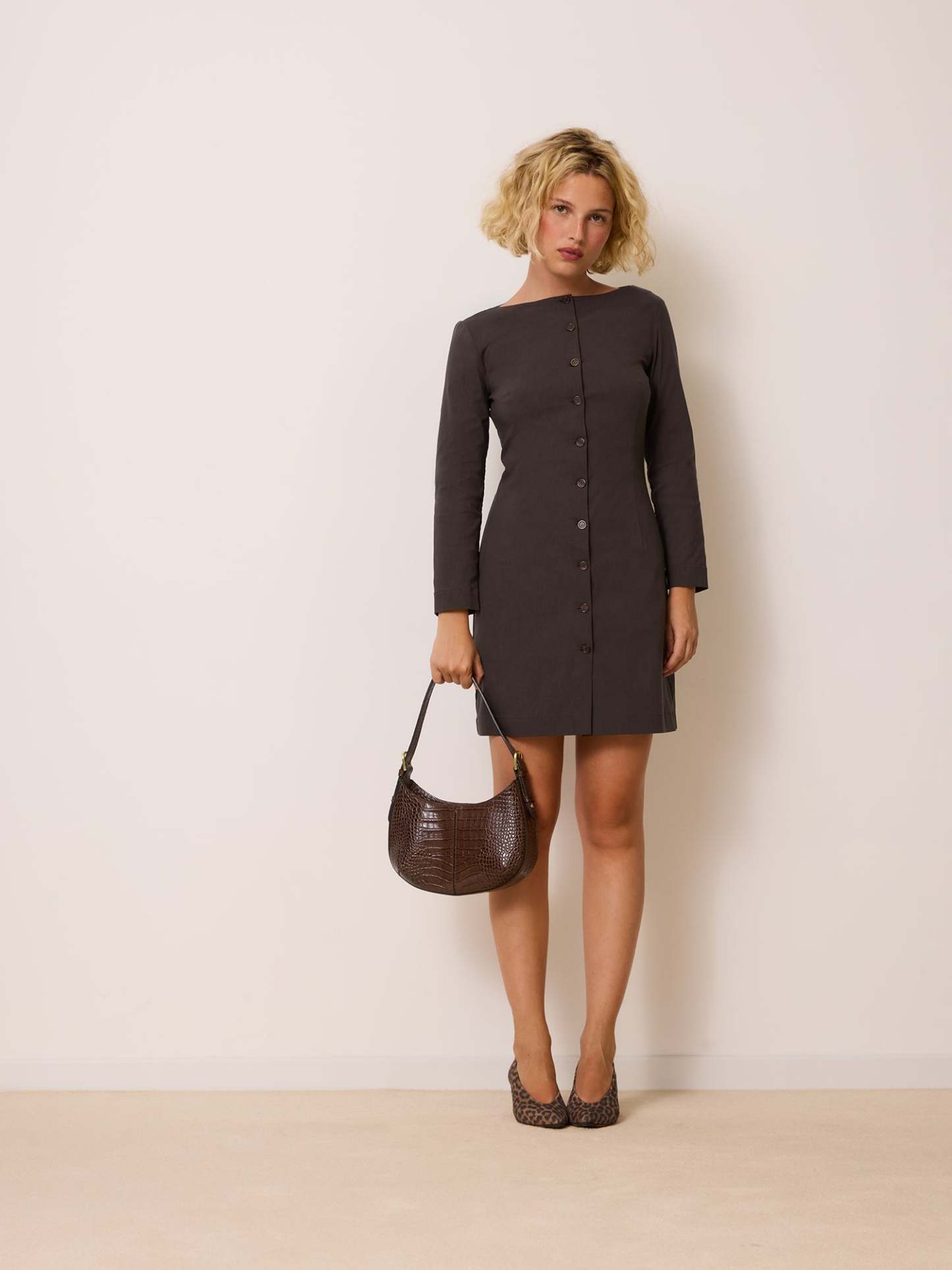 Robe ROSITA - Uni Marron