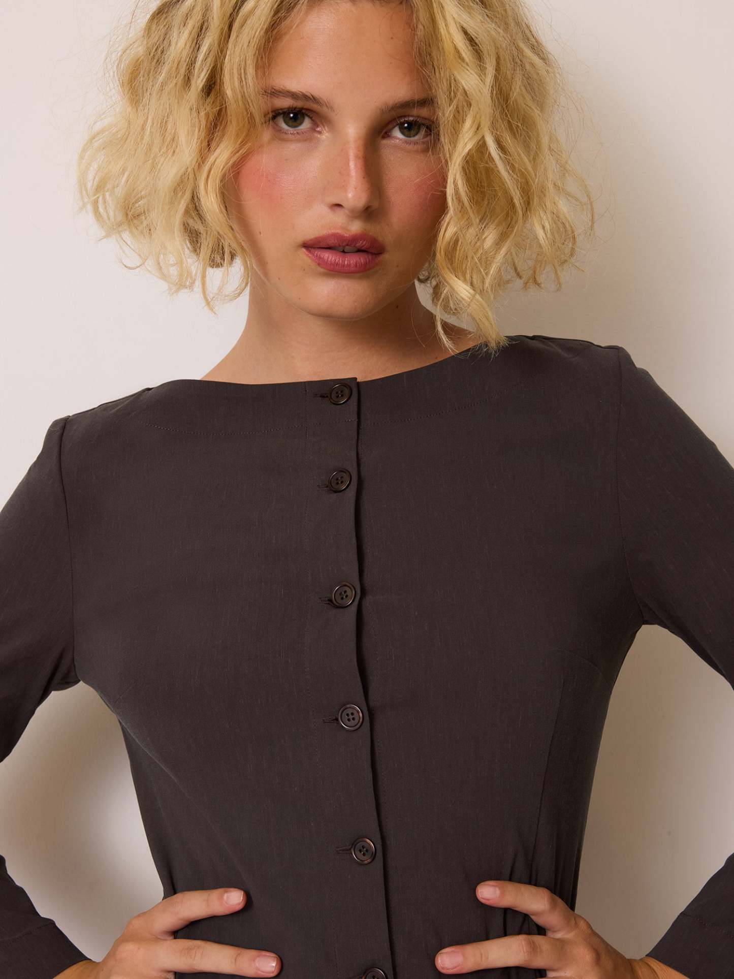 Robe ROSITA - Uni Marron