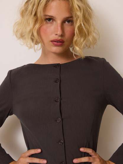 Robe ROSITA - Uni Marron
