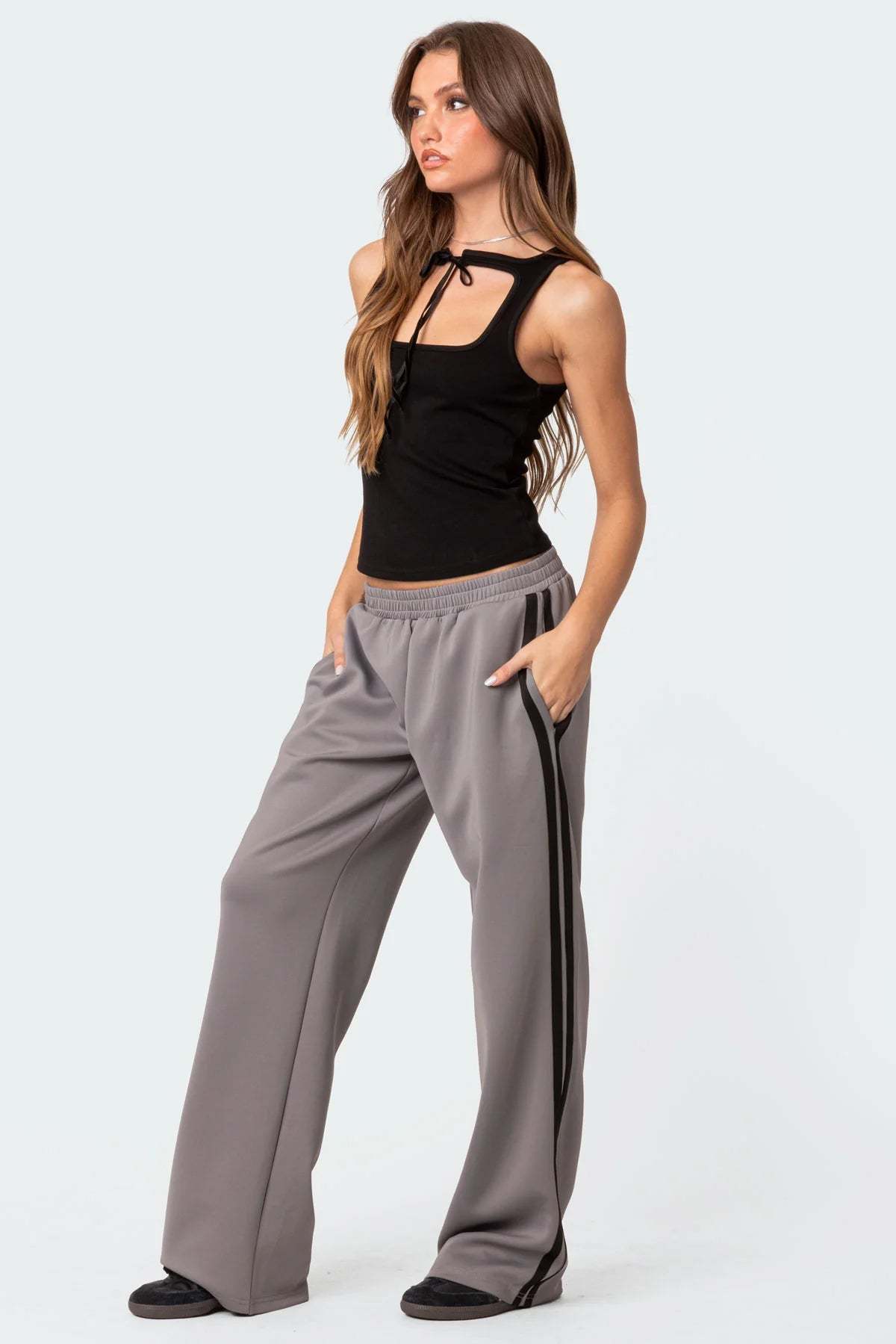 Robyn Track Pants - DARK GRAY
