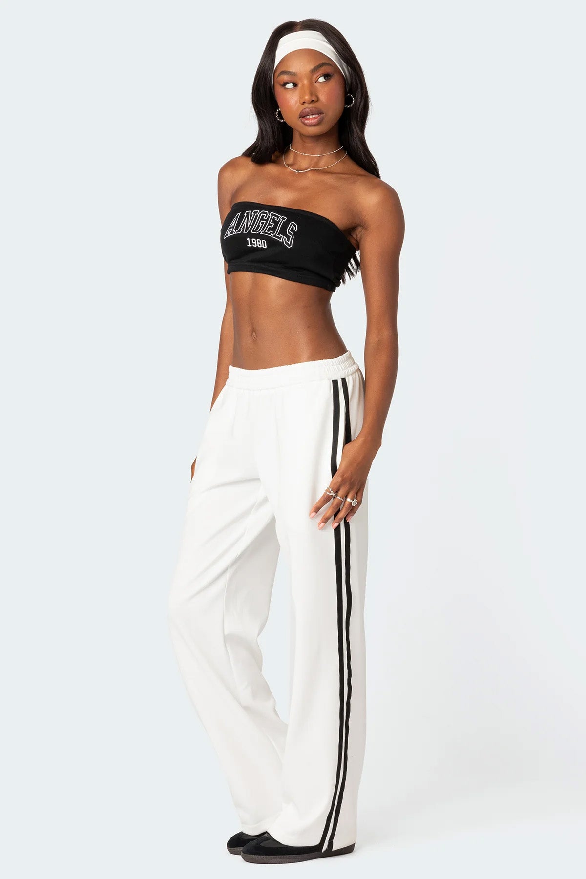 Robyn Track Pants - WHITE