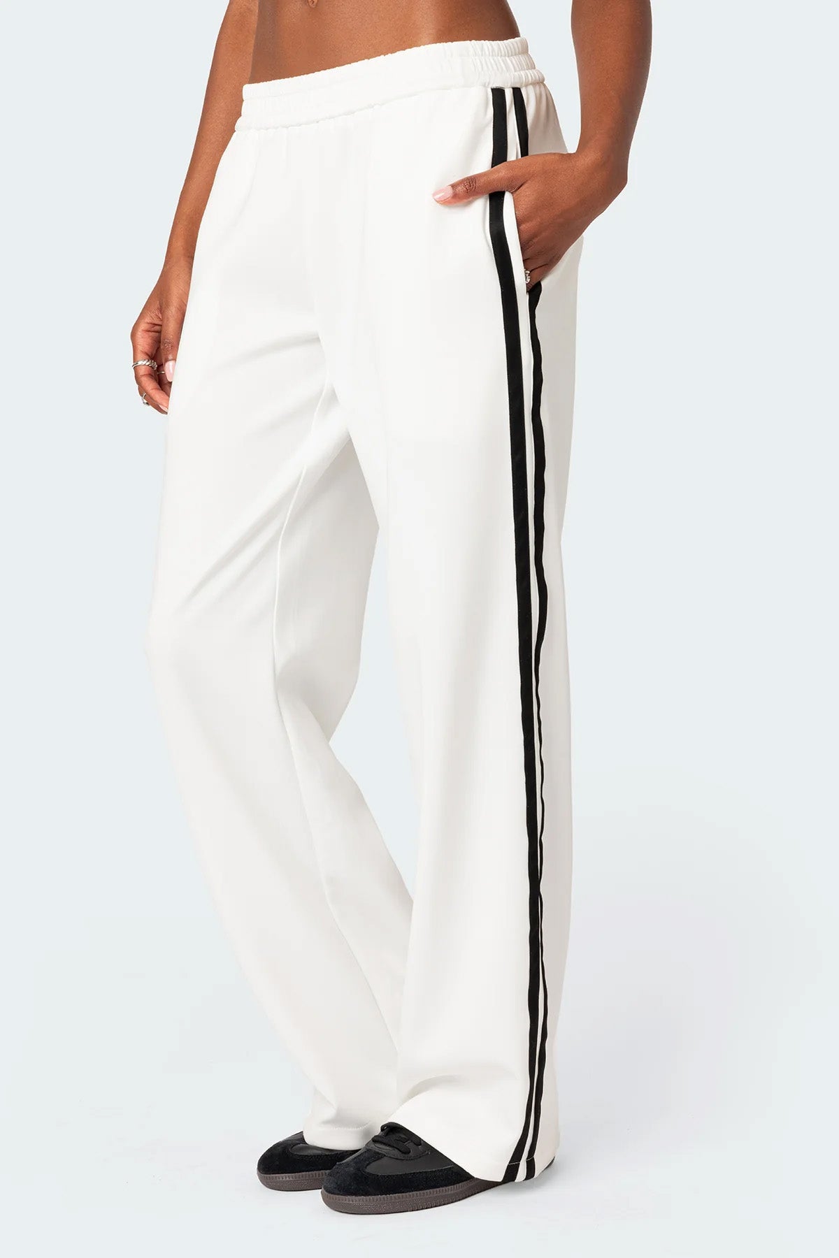 Robyn Track Pants - WHITE