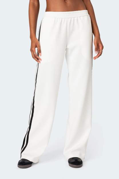 Robyn Track Pants - WHITE