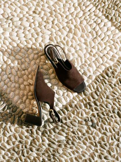 Sandales SEVILLANE - Suede Ebène